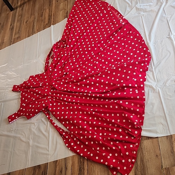 Leslie Lucks Red Polka Dot Dress - Picture 4 of 12